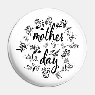 Funny Mother Day Love Flower Pin