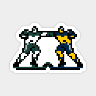 Blades of Steel - Michigan Collegiate Rivalry Magnet