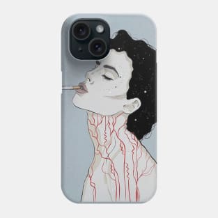 Red smoke Phone Case