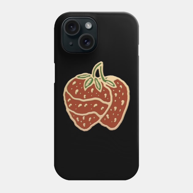 Vintage Strawberry Phone Case by Merchsides