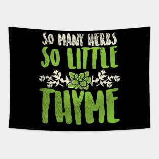 Funny Herb Gardening Gift, Herb Lover Tapestry