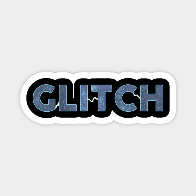 Glitch Logo Magnet by MontisEcho