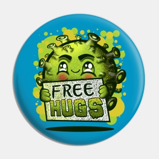 corona free hugs cute and funny Pin