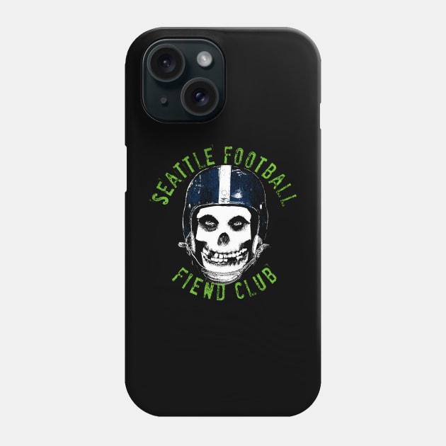 SEATTLE FOOTBALL FIEND CLUB Phone Case by unsportsmanlikeconductco