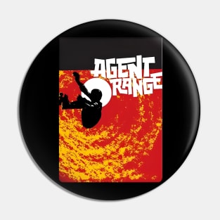 Agent Punk Orange Merch Pin