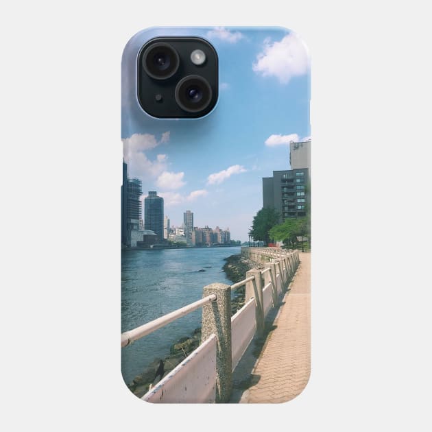 Roosevelt Island Summer Cityscape Phone Case by offdutyplaces