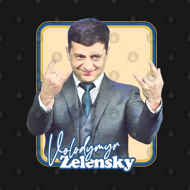 Zelensky Ukraine / Retro Fan Art Design by DankFutura