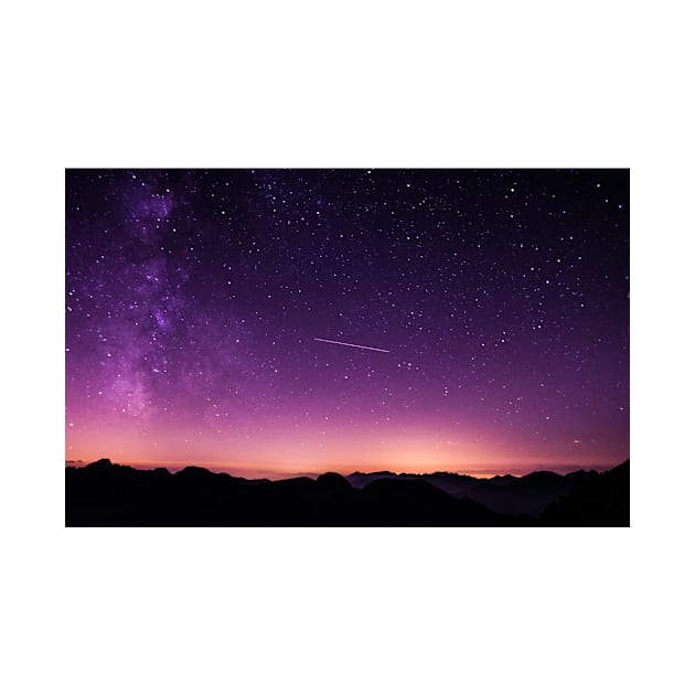 Purple Star Galaxy by NewburyBoutique