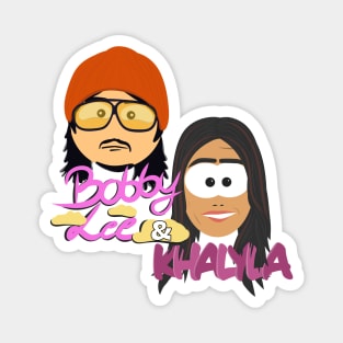 Bobby Lee & Khalila Kuhna From TigerBelly - South Park Style Magnet