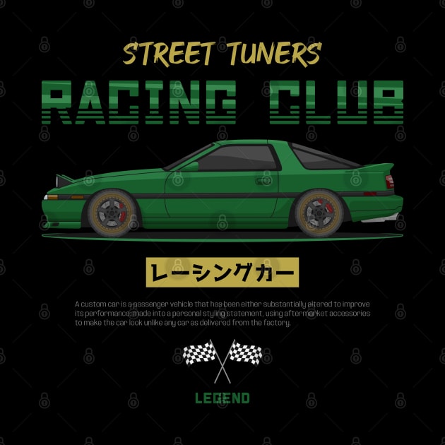 Midnight Racer Green MK3 A70 JDM by GoldenTuners