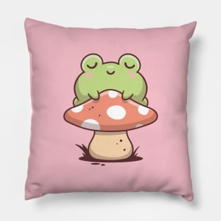 Sleepy Frog Pillow