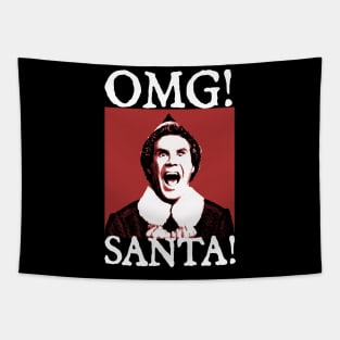 omg santa Tapestry