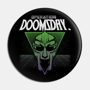 Retrowave Doom Gradient 1 Pin