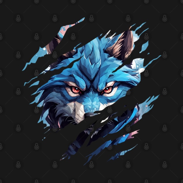 Ripped Base Magic Ninja Wolf by Providentfoot