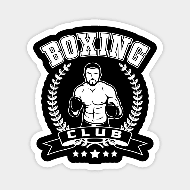 Boxing club Magnet by nektarinchen