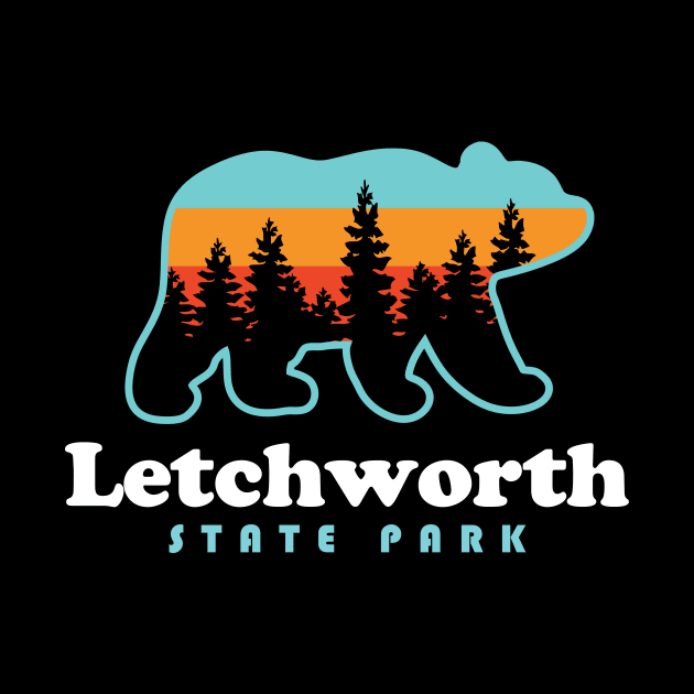 Letchworth State Park Trails Bears New York by PodDesignShop