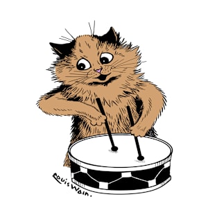 Drummer Cat T-Shirt