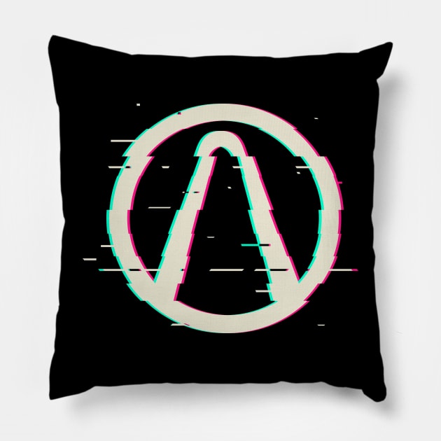 Borderlands - Glitch Logo Pillow by Hataka