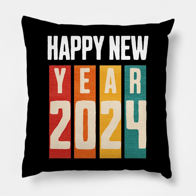 HAPPY NEW YEAR 2025 - DARK VERSION Pillow by Twisted Teeze 