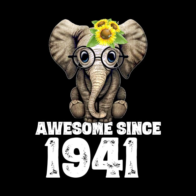 Awesome since 1941 79 Years Old Bday Gift 79th Birthday by DoorTees