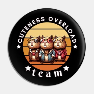 team Cuteness Overload Pin