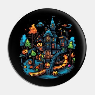 Playground Halloween Pin