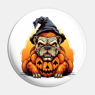 Halloween Bulldog #5 Pin