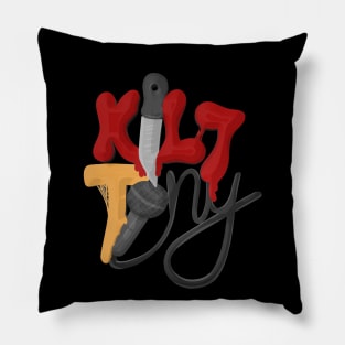 Kill Tony Ill Illustration With Custom Letters & Mic Pillow