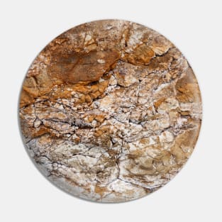 Smashed & Shattered Orange Rock Formation Pin
