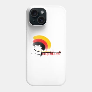 Deutschland Lettering Art Phone Case