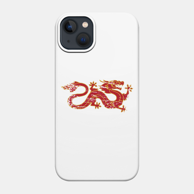 Dragon Banner Distressed. - Wheel Of Time - Phone Case