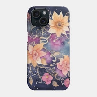 Magic Flowers Pattern Phone Case