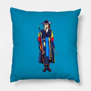 Deoksugung Guard - south korea Pillow