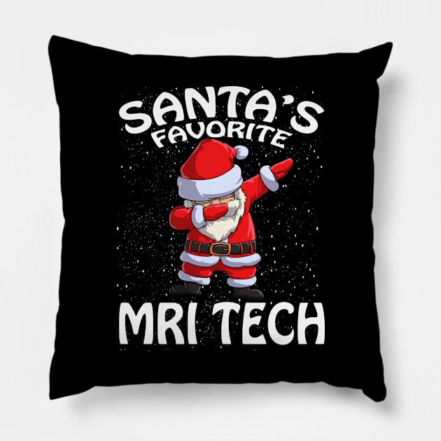 Santas Favorite Mri Tech Christmas Pillow by intelus