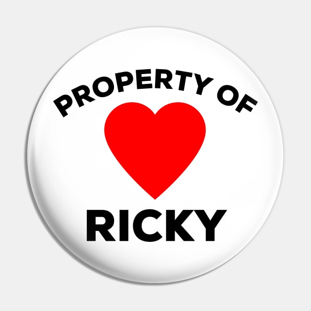 Property of Ricky Pin by IBMClothing