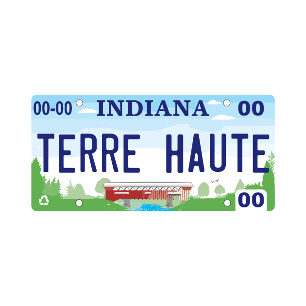 Terre Haute License Plate by zsonn