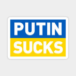 PUTIN SUCKS Magnet