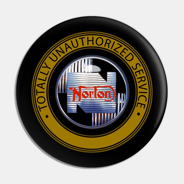 Norton Motorcycles Service Pin by Midcenturydave