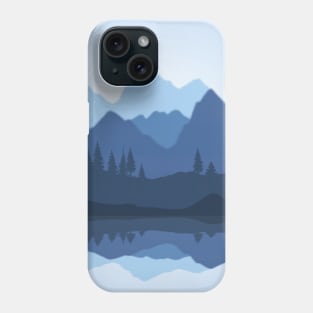 Natural graphic landscape vactor Art Phone Case