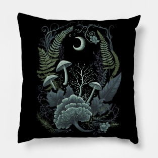 Witchy Celestial Fern Pillow