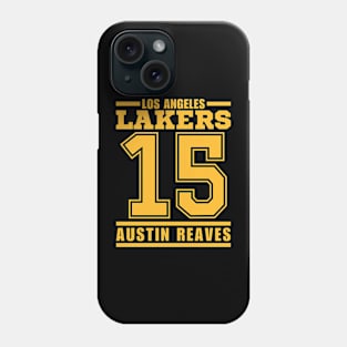 LA Lakers Reaves 15 Basketball Player Phone Case