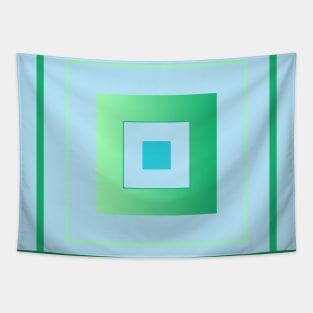 Square Abstract Design Tapestry