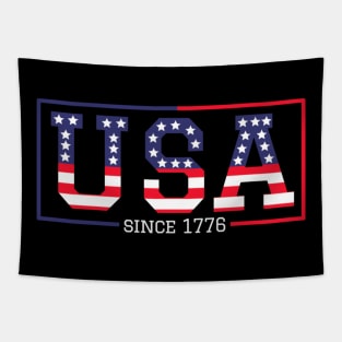 USA Since 1776 - USA Forth of July Independence Day Tapestry