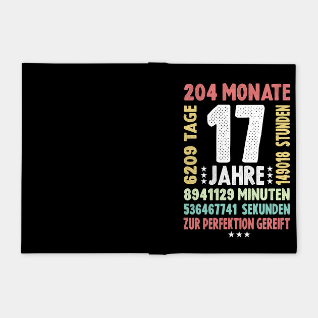 17 Geburtstag Siebzehnten Geburtstag Vintage Siebzehn Jahre Alt Countdown Geburtstag 17 Und Ehrfurchtigen Geschenk Jungen Madchen 17 Geburtstag Notebook Teepublic