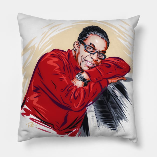 Herbie Hancock - An illustration by Paul Cemmick Pillow by PLAYDIGITAL2020