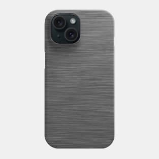 Black Steel | Stainless Steel | Texture | Minimalist Phone Case