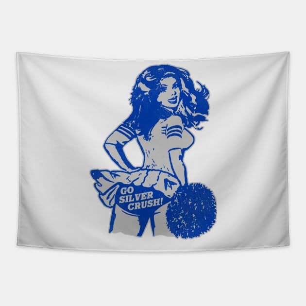 DETROIT Cheerleader Tapestry by darklordpug