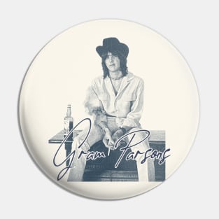 Gram Parsons // Outlaw Country Vices Tribute Pin