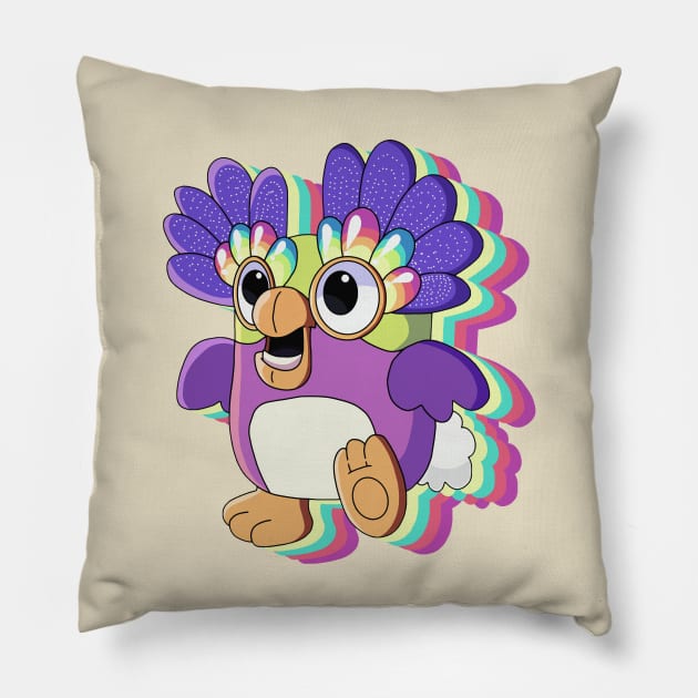 Chattering OWL MAX Pillow by Pandadattarry