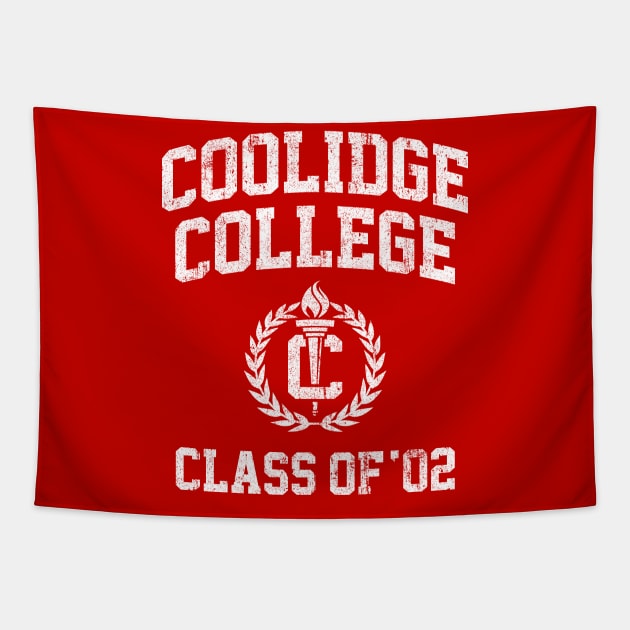 Coolidge College Class of 02 - Van Wilder Tapestry by huckblade